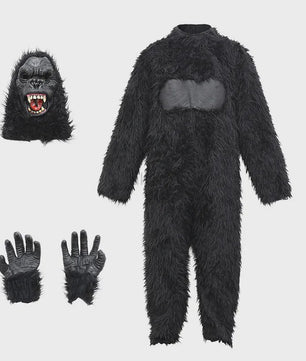 Unisex Gorilla Jumpsuit - King of the Jungle Halloween Kostuum