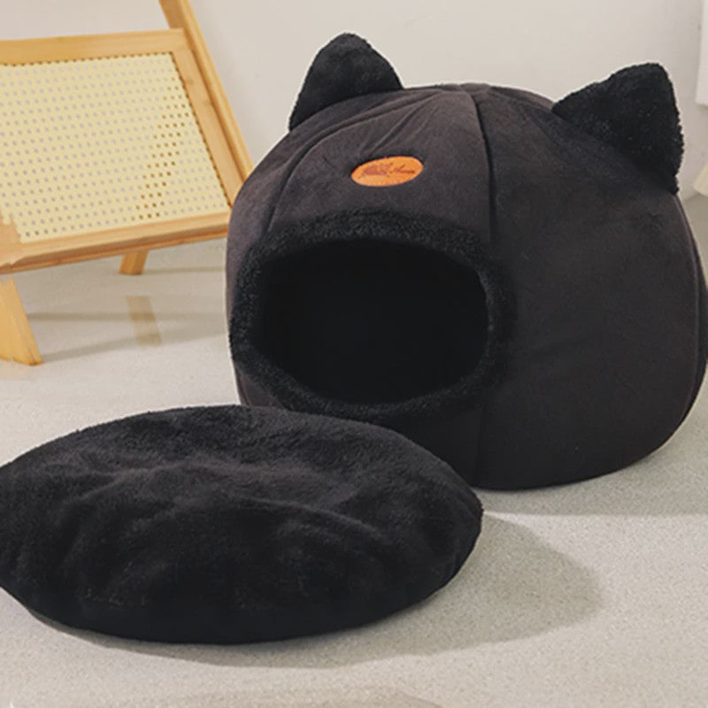 Knusse Kattenmand en Hondenhok - Diepe Slaap Comfort voor de Winter