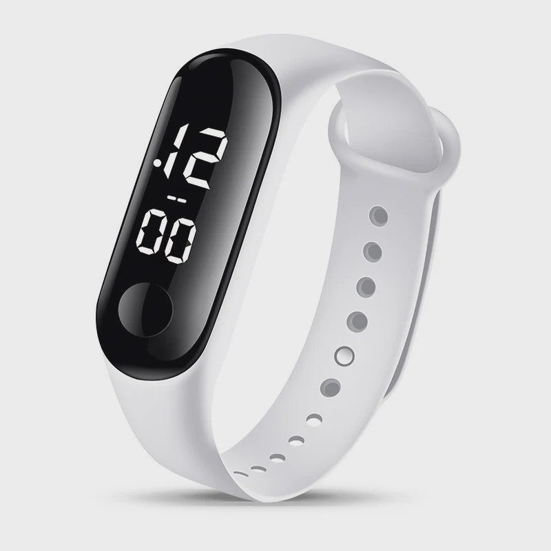 8x Kinder Horloge Digitaal LED Waterdicht - School, Sport, Dames & Heren