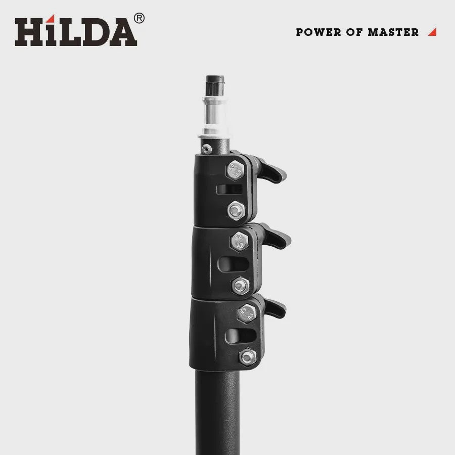 HILDA 3 Meter Laser Waterpas Statief - Verstelbaar Hoogte Metaal Fotografie Statief met 1/4 Inch Schroef