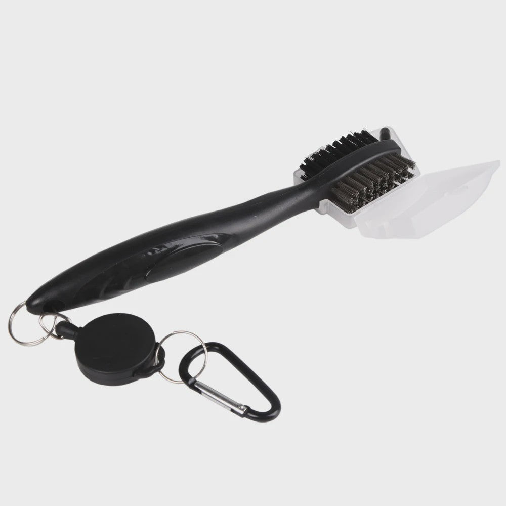 Golfclub Borstel & Groove Cleaner met Intrekbare Karabijnhaak