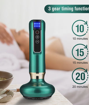 Elektrische Cupping Massager: 6 standen vacuüm, Gua Sha, anti-cellulitis & body shaping