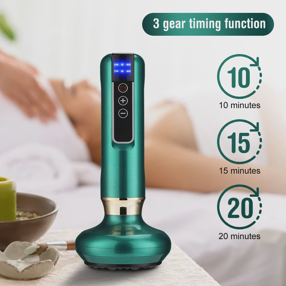 Elektrische Cupping Massager: 6 standen vacuüm, Gua Sha, anti-cellulitis & body shaping