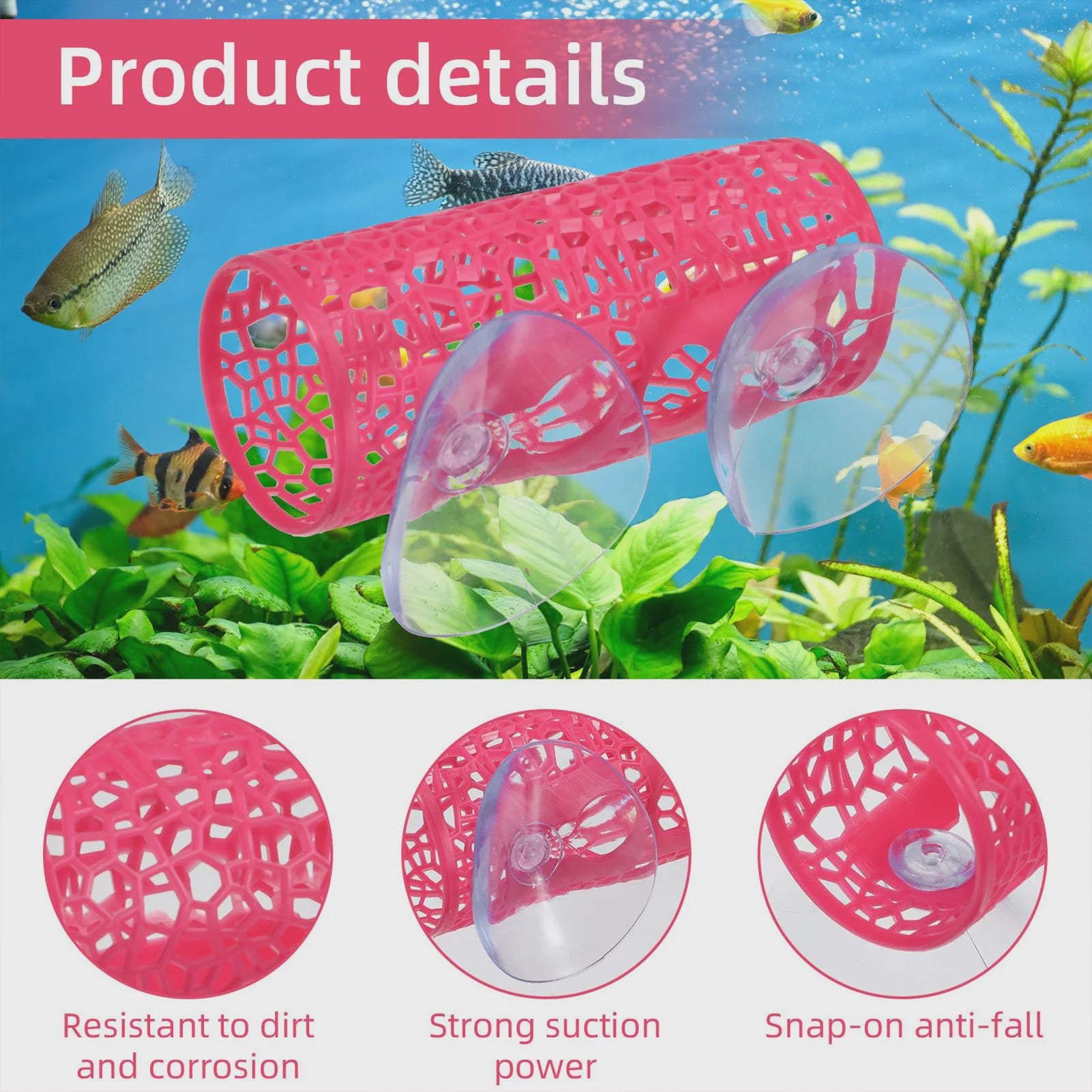 Aquarium Vis Tunnel Speelgoed - Betta & Guppy Hideout & Speeltuin