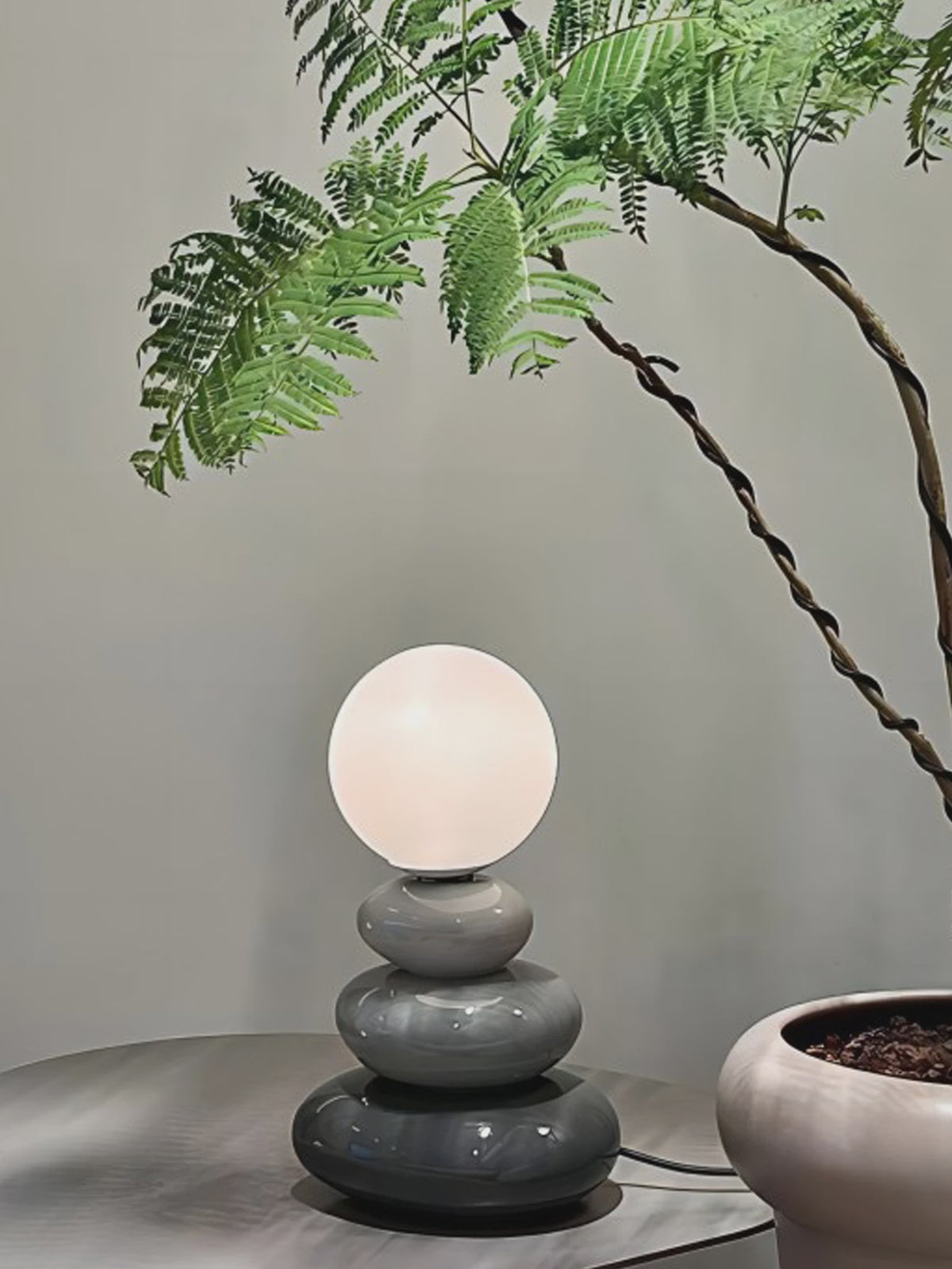 Keramische LED Tafellamp - Sfeerverlichting voor Slaapkamer & Bureau