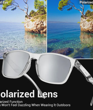 SCVCN Polarized Sportzonnebril - UV400 Bescherming voor Fietsen, Wandelen & Outdoor