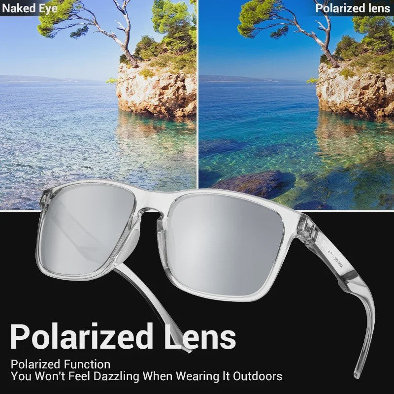 SCVCN Polarized Sportzonnebril - UV400 Bescherming voor Fietsen, Wandelen & Outdoor