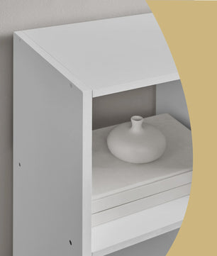 Boekenkast met 10 Vakken - Scandinavische Stijl - Woonkamer, Kantoor, Slaapkamer - Staande Opbergkast