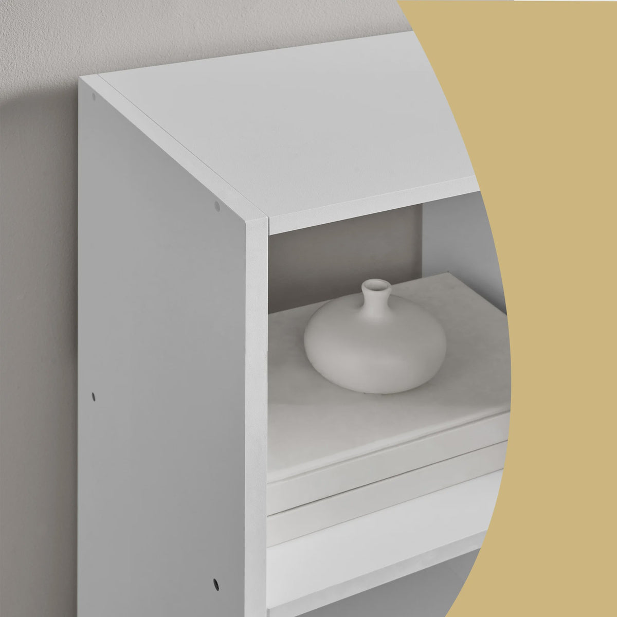 Boekenkast met 10 Vakken - Scandinavische Stijl - Woonkamer, Kantoor, Slaapkamer - Staande Opbergkast