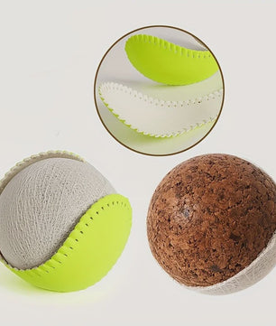 12-inch Hard Softbal Bal voor Training - Duurzaam Rubber - Groen