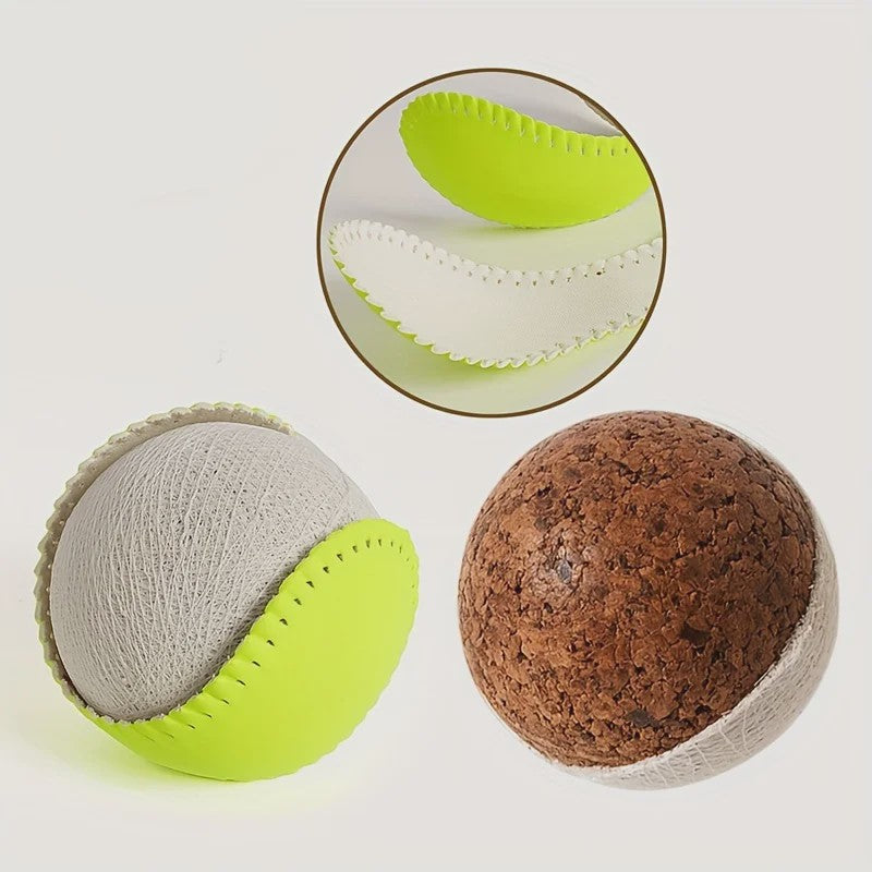 12-inch Hard Softbal Bal voor Training - Duurzaam Rubber - Groen