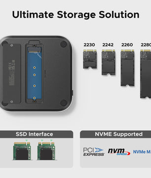 UGREEN Docking Station & M.2 NVMe SSD Enclosure voor Mac Mini M4