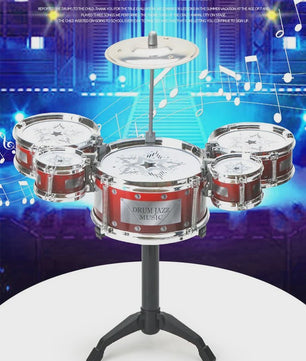 Dynamische Jazz Drumstel voor Kinderen - Leerzaam Percussie Instrument