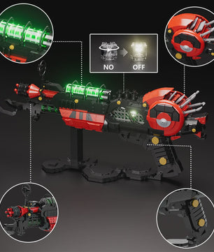 Gobricks Call of Duty Ray Gun Mark II Bouwstenen Model - Laser Geweer Speelgoed Cadeau