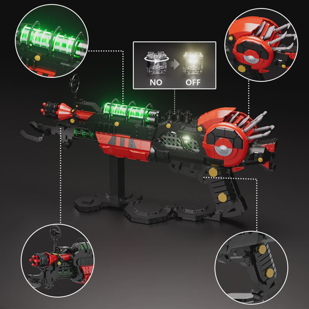 Gobricks Call of Duty Ray Gun Mark II Bouwstenen Model - Laser Geweer Speelgoed Cadeau