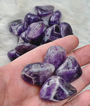 100g Gekantelde Amethist Kristallen - Gepolijste Edelstenen voor Woondecoratie & Reiki