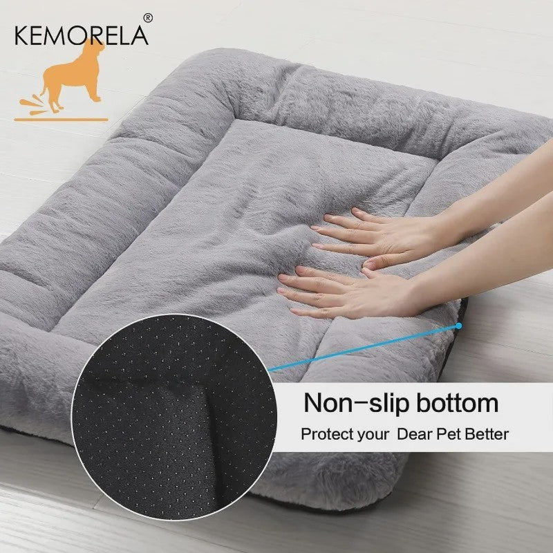 Ultra Zacht Hondenkussen - Wasbaar & Anti-Slip Benchmat voor Middelgrote tot Grote Honden