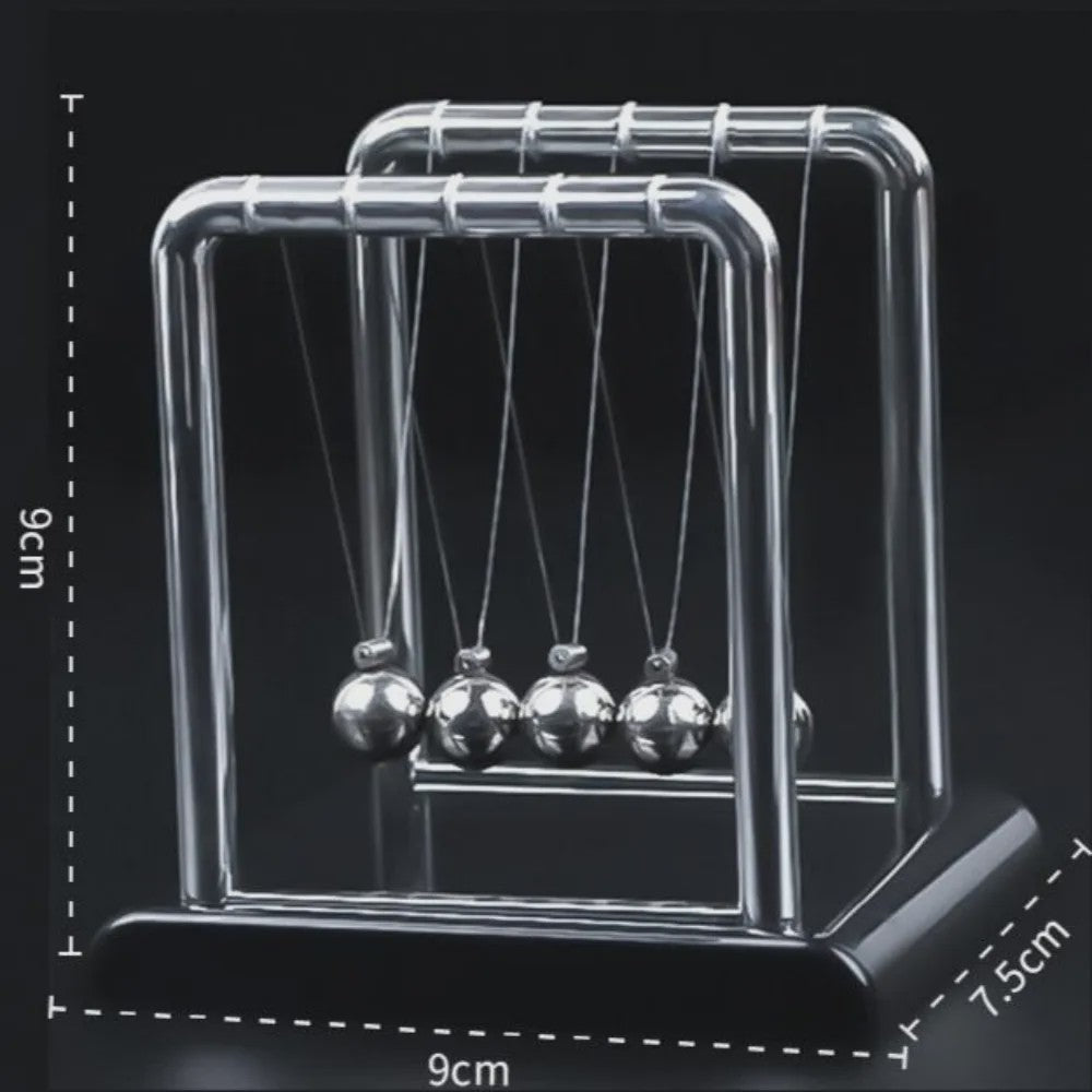 Newton's Cradle: Wetenschappelijk Pendel Speelgoed voor Bureau & Stressverlichting
