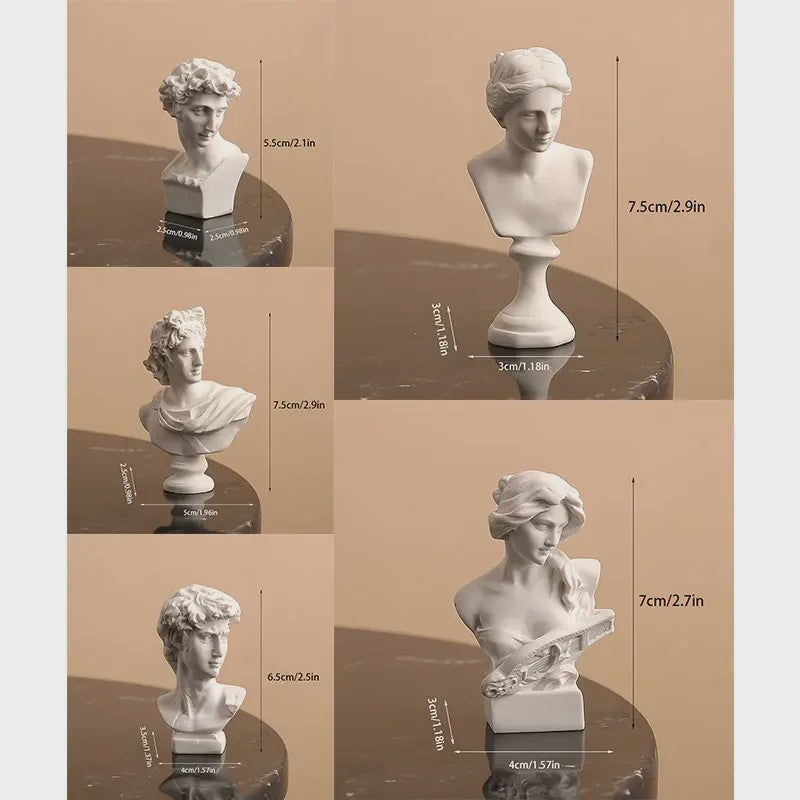 Griekse Mythologie Apollo buste sculptuur van hars - Klassieke God van het Zonlicht