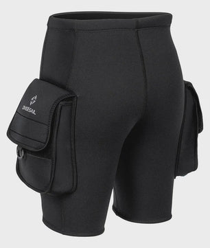 Duikshort 3mm Neopreen Heren - Waterdichte Shorts met Zakken voor Watersport