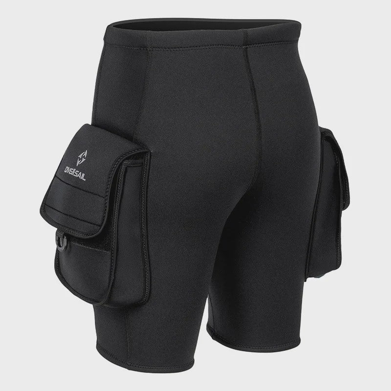Duikshort 3mm Neopreen Heren - Waterdichte Shorts met Zakken voor Watersport
