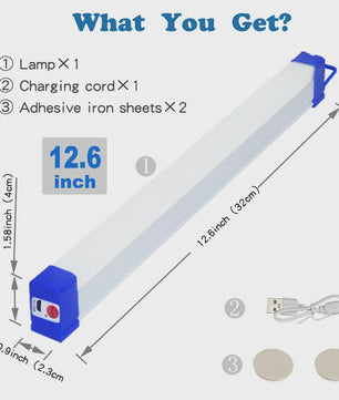 Oplaadbare LED Lamp Buis met Magneet - Draagbaar, USB Noodverlichting voor Camping & Werk