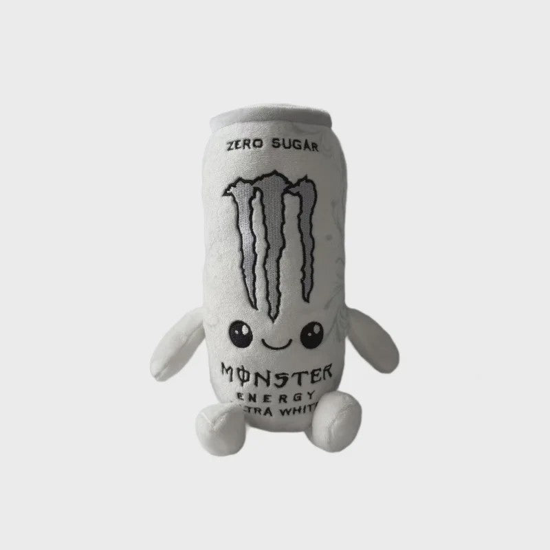 Pluche Energie Blikje 'Zero Sugar Ultra White' - Zacht Speelgoed & Decoratie