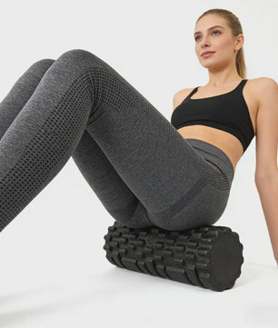 High-Density Solid Core For Muscle Recovery/Massage, Durable Fitness Tool 33Cm Foam Roller Yoga Massage