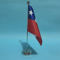 Chile Bureauvlag 14x21cm met Standaard - Officiële Decoratie