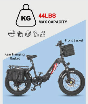 Grote Fietsmand voor Voor- of Achteraan – Ruime Opbergtas voor Boodschappen, Huisdieren en Meer