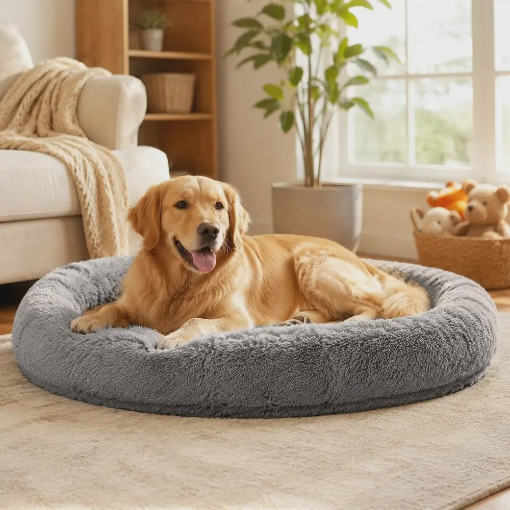 Luxe Orthopedisch Hondenkussen 174x118x24 cm - Memory Foam & Afneembare Hoes