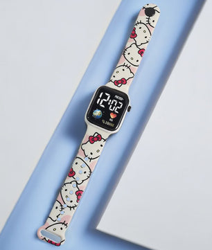 Vrolijk Stitch & Hello Kitty Kinderhorloge - Digitaal & Leuk voor Meisjes