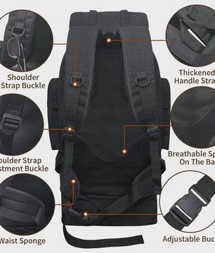 100L Outdoor Kampeerrugzak - Grote Capaciteit Reistas voor Mannen & Vrouwen