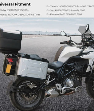 Universele Motor Topcase 40L - Waterdichte Bagagekoffer voor BMW en andere motoren