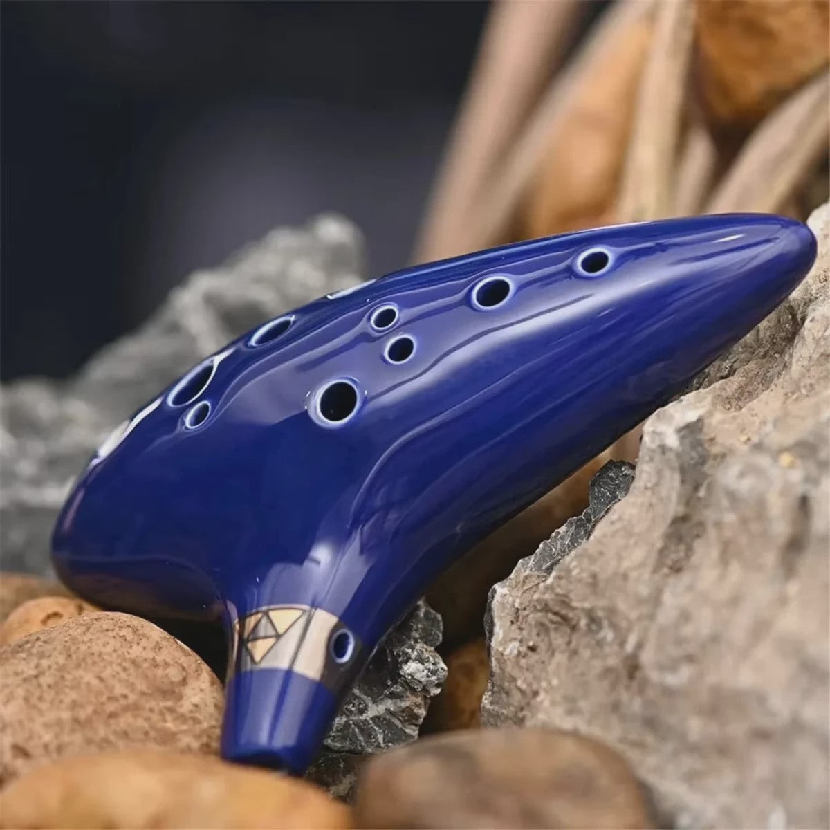 Professionele Keramische Ocarina in Alto C - 12 Tonen, Draagbaar Muziekinstrument met Accessoires