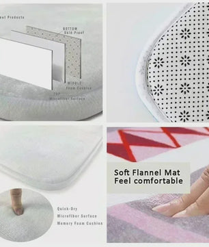 VIKAMA Speelkleed Vliegveld met Vliegtuigen - Wasbaar & Antislip Speelmat voor Kinderkamer