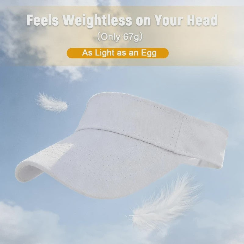 Lichtgewicht Sneldrogende Zonneklep voor Dames - Perfect voor Sport, Golf, Tennis & Hardlopen