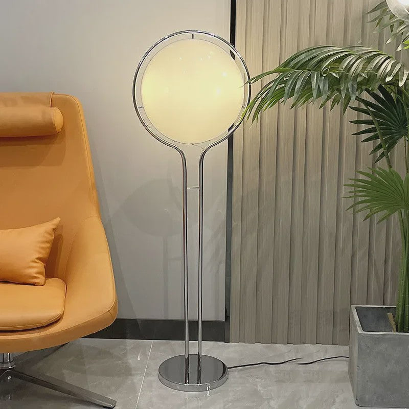 Moderne Witte Acryl Ronde LED Vloerlamp voor Woonkamer & Slaapkamer