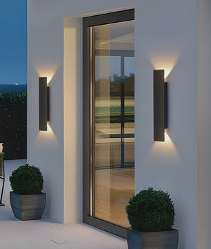 Moderne LED Buiten Wandlamp - Waterdicht IP65 Aluminium - Zwart/Wit - Up & Down Light