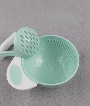 Baby Voedselbereidingsset: Handmatige Puree Maker & Rasp Kom