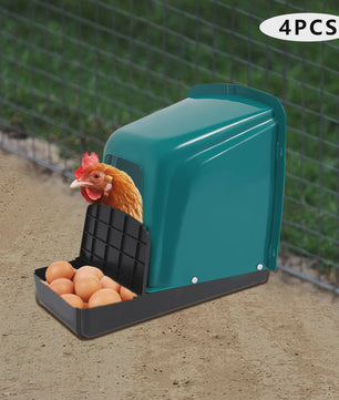 Set van 4 Kippennesten - Plastic Legnesten voor Kippen - 46.6x39x41.5cm