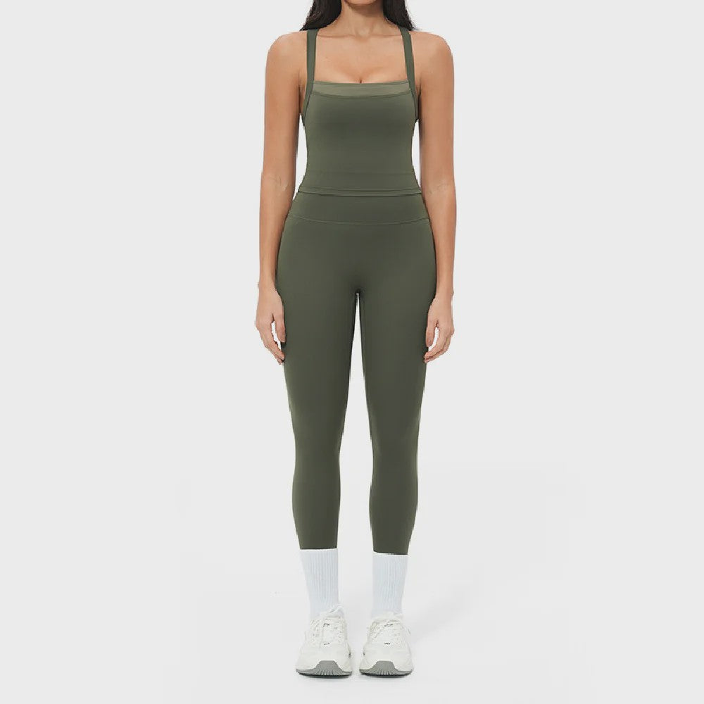 Dames Yogaset: Seamless Sport BH & Hoge Taille Legging