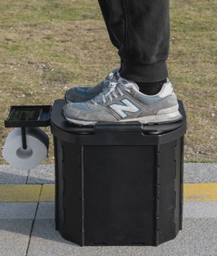 Draagbaar Opvouwbaar Toilet - Inklapbaar Noodtoilet voor Auto, Camping & Reizen