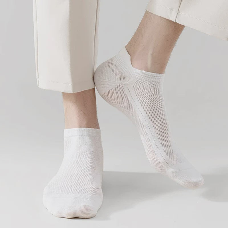 10/20 Paar Heren Enkel Sokken - Ademend Mesh, Sport & Casual, Zomer