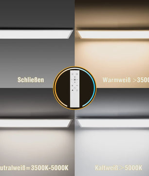 Moderne LED Plafondlamp 40W 4400LM 120x30cm Dimbare Paneellamp met Afstandsbediening