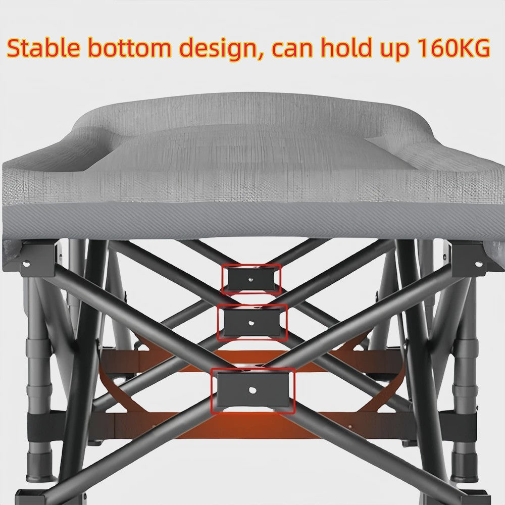 Opvouwbare Loungestoel voor Buiten & Tuin - Camping, Patio, Zwembad