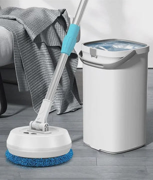 Draadloze Spin Mop: Automatische Vloer-, Auto- en Ramenreiniger