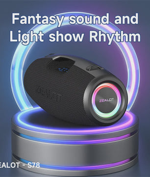 ZEALOT S78 120W Draagbare Bluetooth Speaker - Krachtig Geluid & Feestverlichting