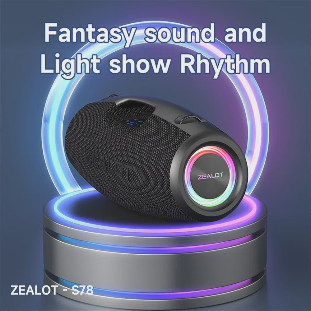 ZEALOT S78 120W Draagbare Bluetooth Speaker - Krachtig Geluid & Feestverlichting