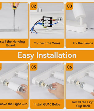 Verstelbare GU10 LED Spot Plafondlamp - Keuze uit 2, 3 of 4 Spots